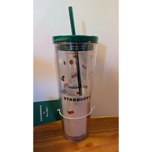 NEW VIRAL 2025 Starbucks Hello Kitty Tumbler